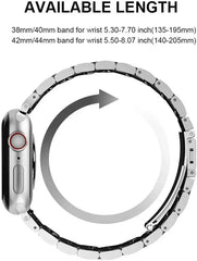 Alluring Premium Stainless Steel Strap for Apple Watch Band 38mm to 49mm - 26 Colors -