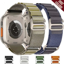 Load image into Gallery viewer, Alpine Loop Nylon Fabric Apple Watch Bands - 8 color options 38mm - 49mm Axios Bands