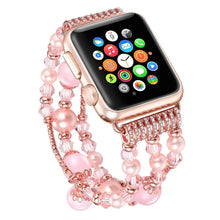 Load image into Gallery viewer, Beaded Apple Watch Band Bracelet - 4 color Options 38mm - 49mm Axios Bands
