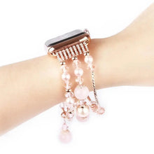 Load image into Gallery viewer, Beaded Apple Watch Band Bracelet - 4 color Options 38mm - 49mm Axios Bands