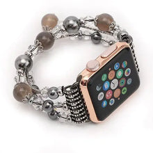 Load image into Gallery viewer, Beaded Apple Watch Band Bracelet - 4 color Options 38mm - 49mm Axios Bands