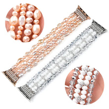 Load image into Gallery viewer, Beaded Apple Watch Band Bracelet - 4 color Options 38mm - 49mm Axios Bands