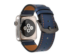 Breathable Leather Apple Watch Bands - 4 color options 38mm - 49mm -