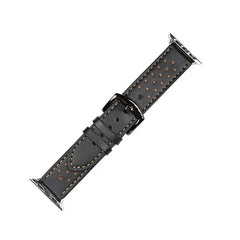 Breathable Leather Apple Watch Bands - 4 color options 38mm - 49mm -