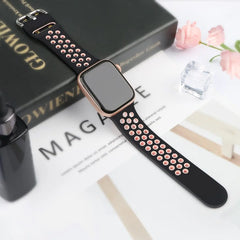 Breathable Silicone Apple Watch Bands - 19 color options 38mm - 49mm -