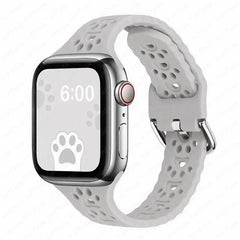 Breathable Silicone Apple Watch Bands - 27 color options 38mm - 49mm -