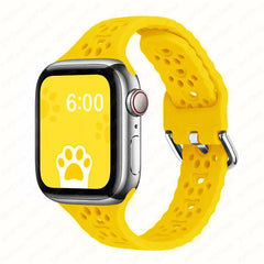 Breathable Silicone Apple Watch Bands - 27 color options 38mm - 49mm -