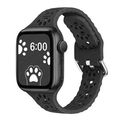 Breathable Silicone Apple Watch Bands - 27 color options 38mm - 49mm -