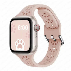 Breathable Silicone Apple Watch Bands - 27 color options 38mm - 49mm -