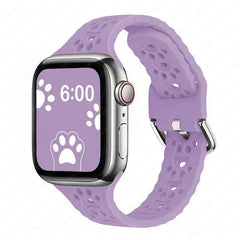Breathable Silicone Apple Watch Bands - 27 color options 38mm - 49mm -