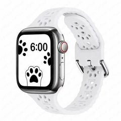 Breathable Silicone Apple Watch Bands - 27 color options 38mm - 49mm -