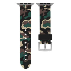 Camouflage Silicone Apple Watch Bands - 5 color options 38mm - 49mm -