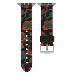 Camouflage Silicone Apple Watch Bands - 5 color options 38mm - 49mm -