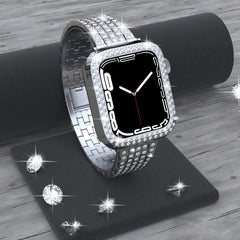 Case + Stainless Steel Metal Apple Watch Bands - 12 color options 38mm - 49mm -