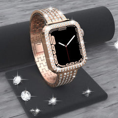 Case + Stainless Steel Metal Apple Watch Bands - 12 color options 38mm - 49mm -