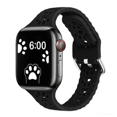 Dog Paw Silicone Apple Watch Bands - 16 color options 38mm - 49mm -