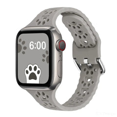 Dog Paw Silicone Apple Watch Bands - 16 color options 38mm - 49mm -