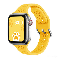 Dog Paw Silicone Apple Watch Bands - 16 color options 38mm - 49mm -