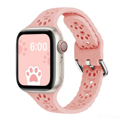 Dog Paw Silicone Apple Watch Bands - 16 color options 38mm - 49mm -