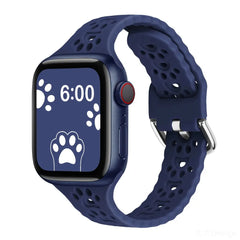 Dog Paw Silicone Apple Watch Bands - 16 color options 38mm - 49mm -