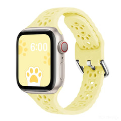 Dog Paw Silicone Apple Watch Bands - 16 color options 38mm - 49mm -