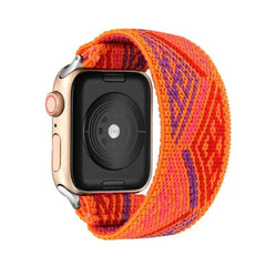 Elastic Nylon Apple Watch Bands - 32 color options 38mm - 49mm -