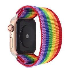 Elastic Nylon Apple Watch Bands - 32 color options 38mm - 49mm -