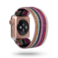 Elastic Nylon Apple Watch Bands - 32 color options 38mm - 49mm -