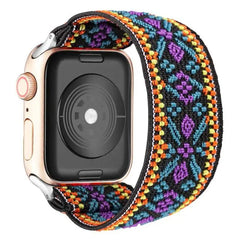 Elastic Nylon Fabric Apple Watch Bands - 13 color options 38mm - 49mm -