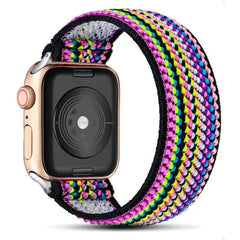 Elastic Nylon Fabric Apple Watch Bands - 13 color options 38mm - 49mm -
