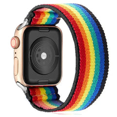 Elastic Nylon Fabric Apple Watch Bands - 13 color options 38mm - 49mm -