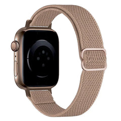 Slim Elastic Nylon Fabric Apple Watch Bands - 7 color options 38mm - 49mm -