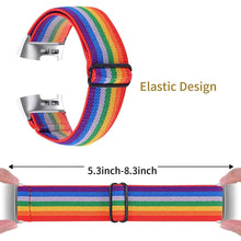 Load image into Gallery viewer, Elastic Nylon Fitbit Band For Charge 3 & 4 - twelve color options Axios Bands