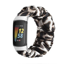 Load image into Gallery viewer, Elastic Scrunchie Fitbit Band For Charge 5 - 80 color options Axios Bands