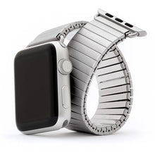 Load image into Gallery viewer, Elastic Stretchy Stainless Steel Metal Apple Watch Bands - 2 color options 38mm - 49mm Axios Bands