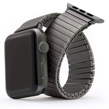 Load image into Gallery viewer, Elastic Stretchy Stainless Steel Metal Apple Watch Bands - 2 color options 38mm - 49mm Axios Bands