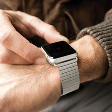 Load image into Gallery viewer, Elastic Stretchy Stainless Steel Metal Apple Watch Bands - 2 color options 38mm - 49mm Axios Bands