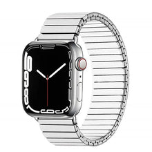 Load image into Gallery viewer, Elastic Stretchy Stainless Steel Metal Apple Watch Bands - 2 color options 38mm - 49mm Axios Bands