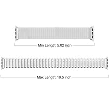 Load image into Gallery viewer, Elastic Stretchy Stainless Steel Metal Apple Watch Bands - 2 color options 38mm - 49mm Axios Bands