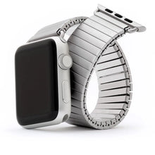 Load image into Gallery viewer, Elastic Stretchy Stainless Steel Metal Apple Watch Bands - 2 color options 38mm - 49mm Axios Bands