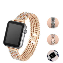 Load image into Gallery viewer, Elegant Women's Diamond Strap for Apple Watch Band - 3 Colors Axios Bands