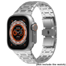 Load image into Gallery viewer, Frosted Stainless Steel Strap for Apple Watch Band 42mm to 49mm - 8 Colors Axios Bands