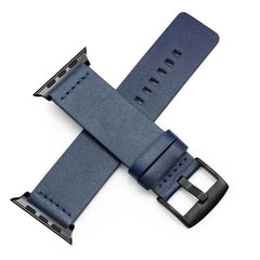 Genuine Leather Apple Watch Bands - 8 color options 38mm - 49mm -