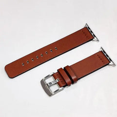 Genuine Leather Apple Watch Bands - 8 color options 38mm - 49mm -