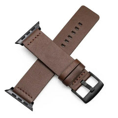 Genuine Leather Apple Watch Bands - 8 color options 38mm - 49mm -