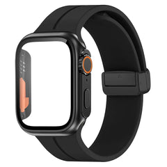 Glass+case+strap Magnetic Silicone Band -16 Color Options 40mm - 49mm -
