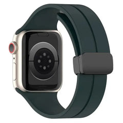 Glass+case+strap Magnetic Silicone Band -16 Color Options 40mm - 49mm -