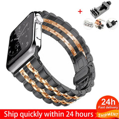 Immaculate Stainless Steel Strap for Apple Watch Band 38mm to 49mm - 18 Colors -