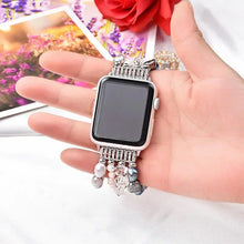 Load image into Gallery viewer, Ivory Pearl & Rhinestone Crystal Bracelet Strap for Apple Watch Band - 7 Colors Axios Bands