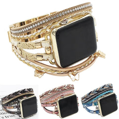 Leather Apple Watch Bands - 11 color options 38mm - 49mm -